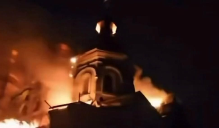 Пошкоджений дроном російського походження
