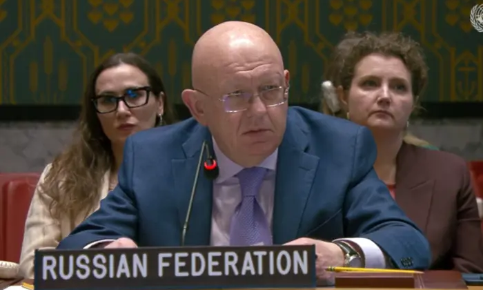 Nebenzya ignores Ukraine's speech at UN