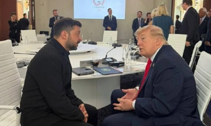 Встреча Зеленского и Трампа на G7