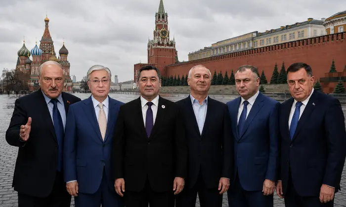 Московський парад: лише сім лідерів