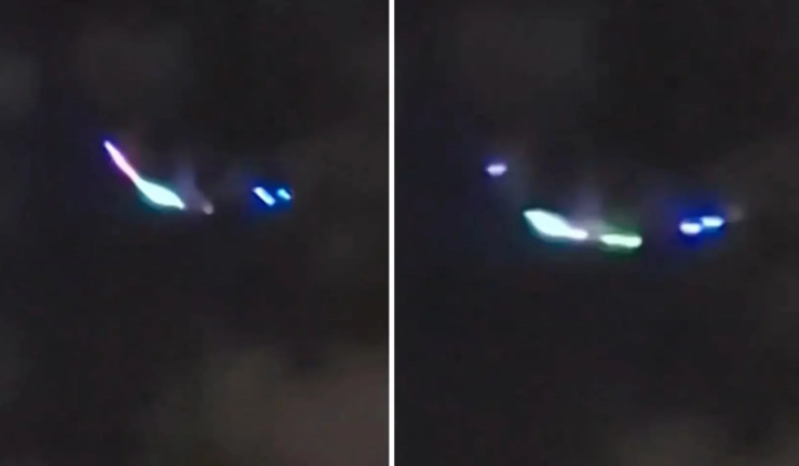 Bright lights spotted over Tehran