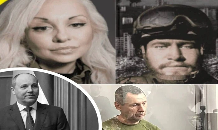 The woman claims Parubiy's innocence