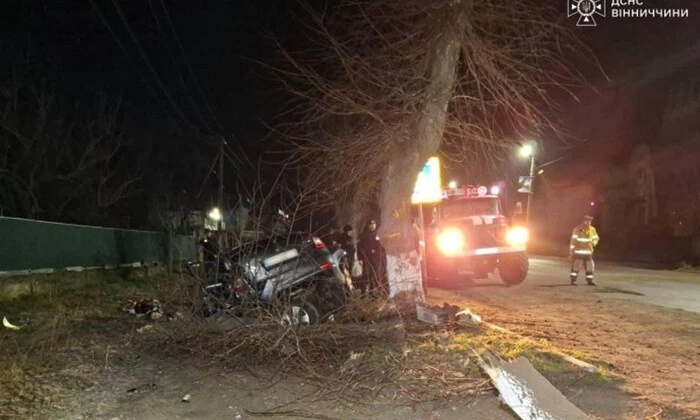 Автомобиль съехал с дороги в Тульчинском районе