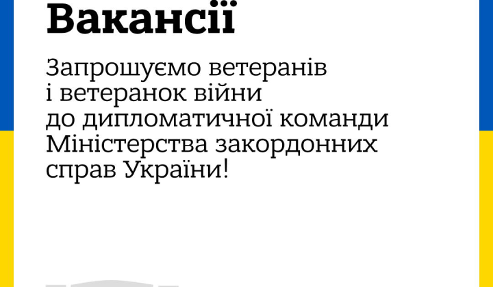 Diplomatic service for Ukrainian veterans