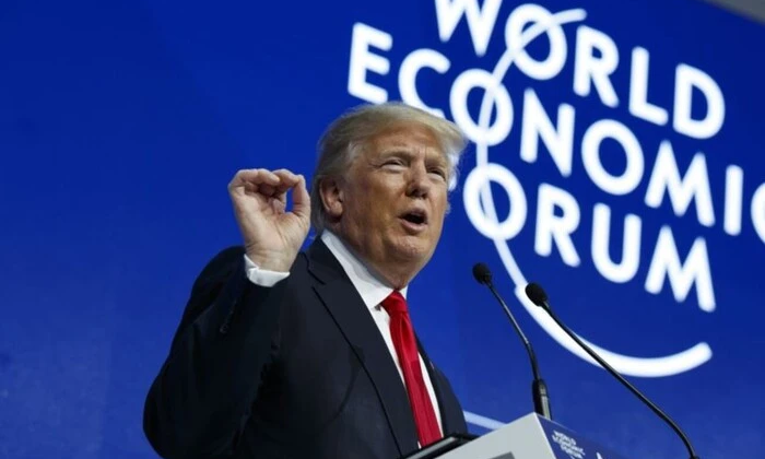 Trump criticizes international organizations in Davos