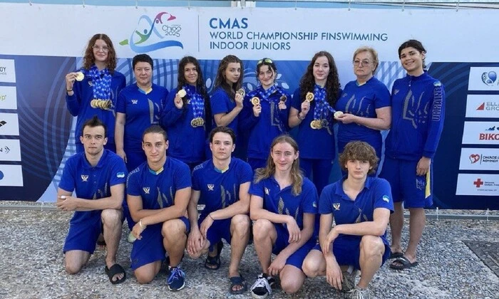 Украинские дайверы завоевали 10 наград