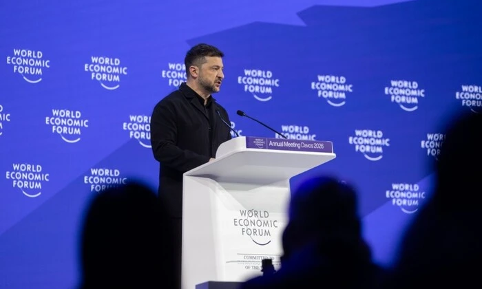 Zelensky and Trump at the meeting