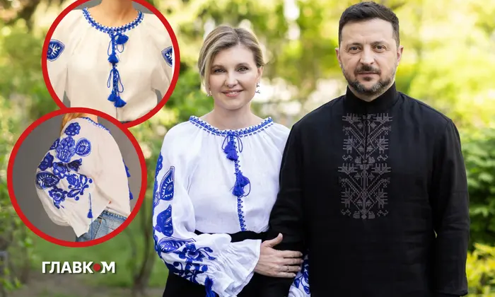 Зеленская одела вышиванку за 18 500 гривень
