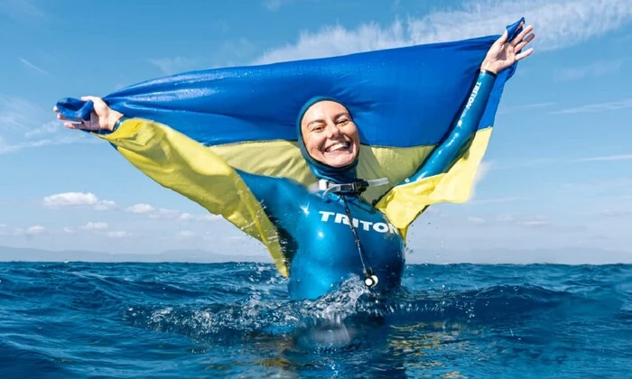 Садурская - чемпионка мира по фридайвингу