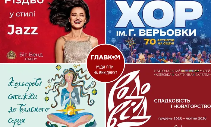 Київ у святковому різдвяному вбранні