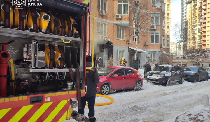Пожежа в салоні краси в Києві