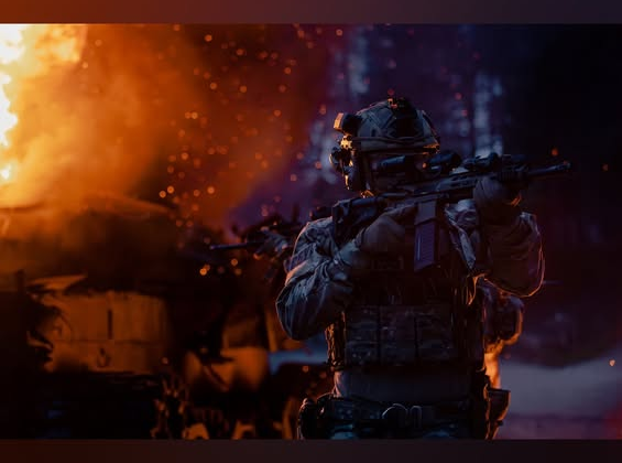 Alpha special forces destroyed enemy vehicles and infantry
