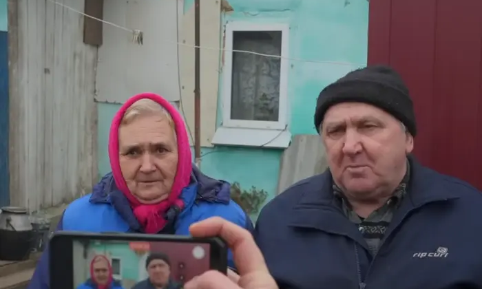 Дедушка с продуктами от ВСУ