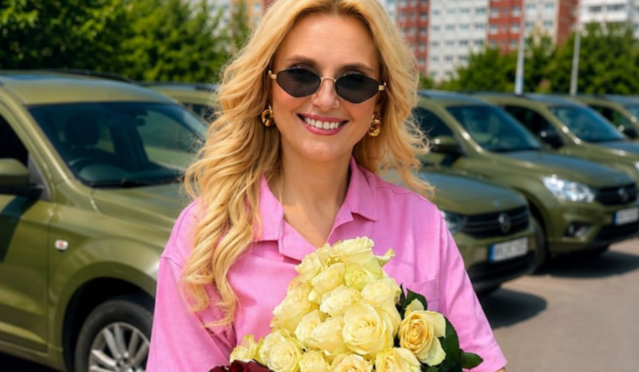 Iryna Fedyshyn at the wedding anniversary