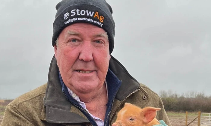 Jeremy Clarkson after winning prostate cancer