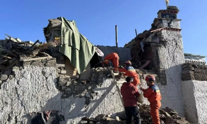 Афтершоки після землетрусу Тибету