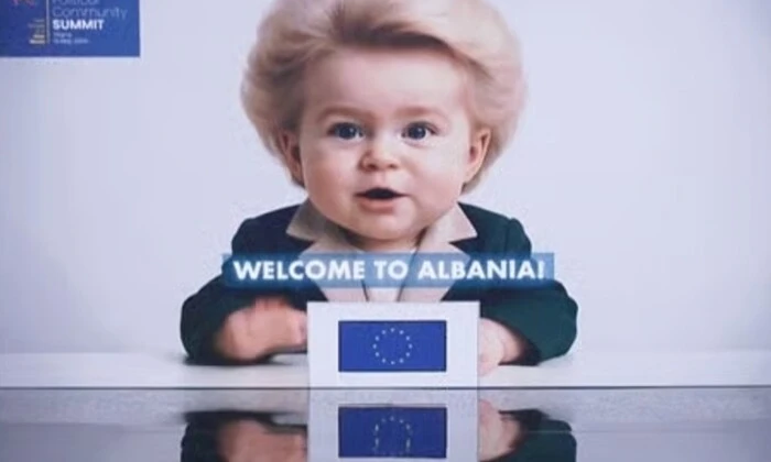 Дети-политики в костюмах на саммите