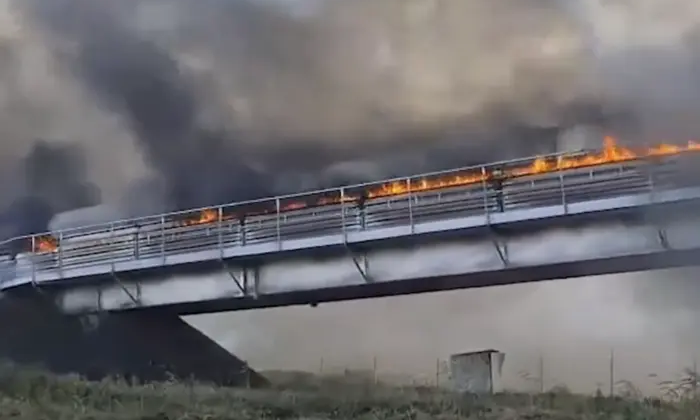 Згорілий вугільний конвеєр на Сахаліні