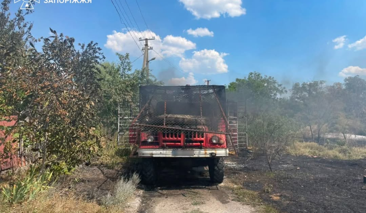 Поранені рятувальники під час гасіння пожежі
