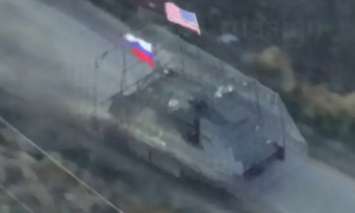 Штурм українських позицій з прапором США