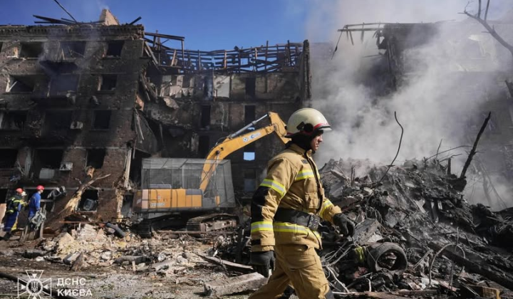 Night attack on Kyiv by RF: missiles and drones