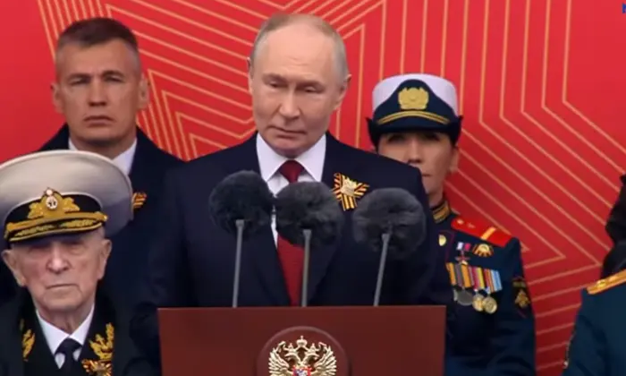 Путін і Лукашенко на параді
