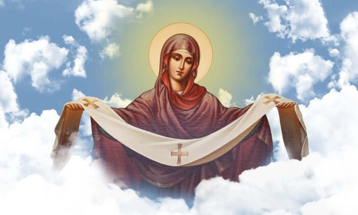 Protection of the Holy Mother of God: postcards and greetings