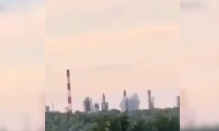 Syzran oil refinery in Russia