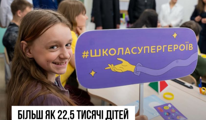 Children continue their education at the 'School of Superheroes'
