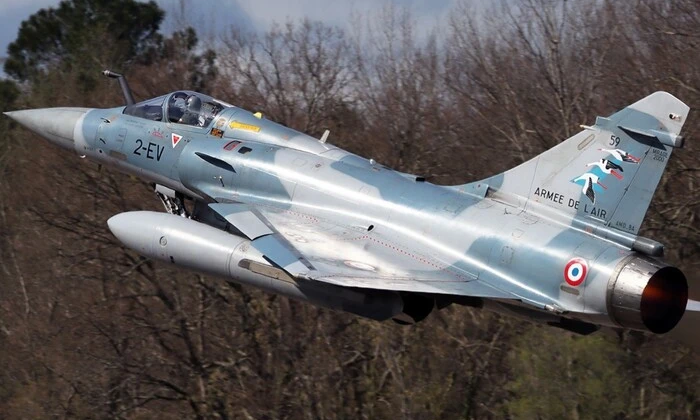 Атака на РФ со стороны Mirage-2000