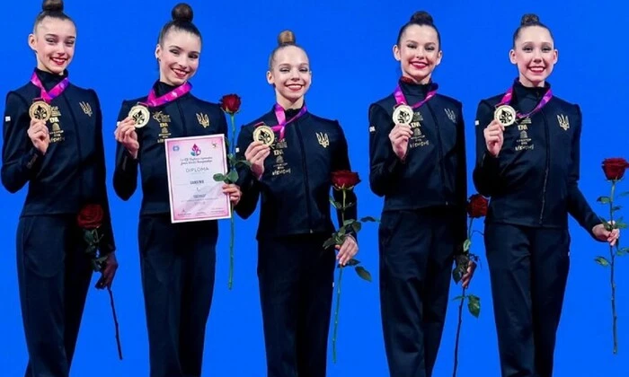 Украина в топ-3 чемпионата по художественной гимнастике