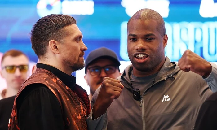 Усик и Дюбуа в ринге