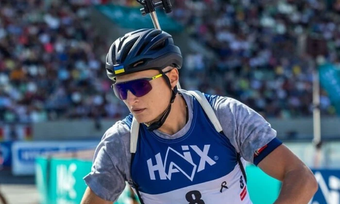 Біатлоніст Мандзин тренується для нового сезону