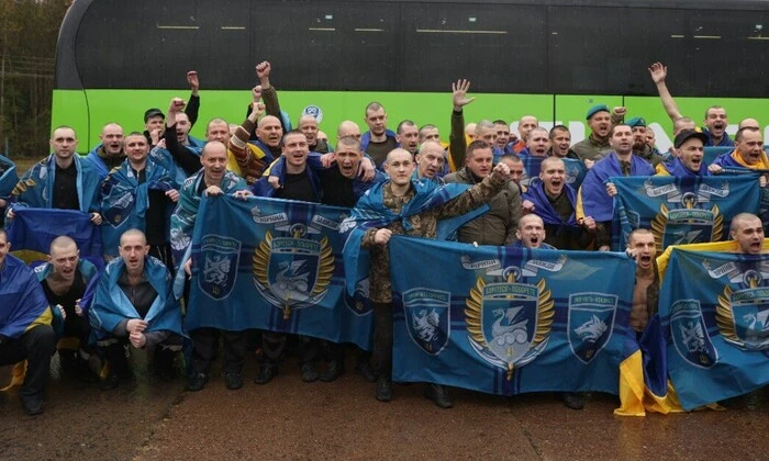 Вернені з полону українські військові