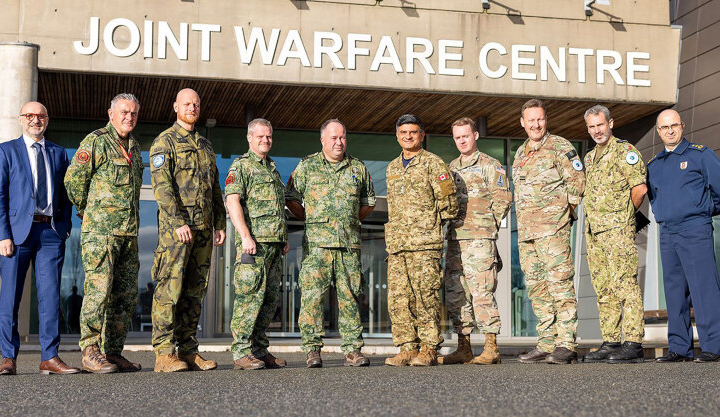 Українські військові під час навчань