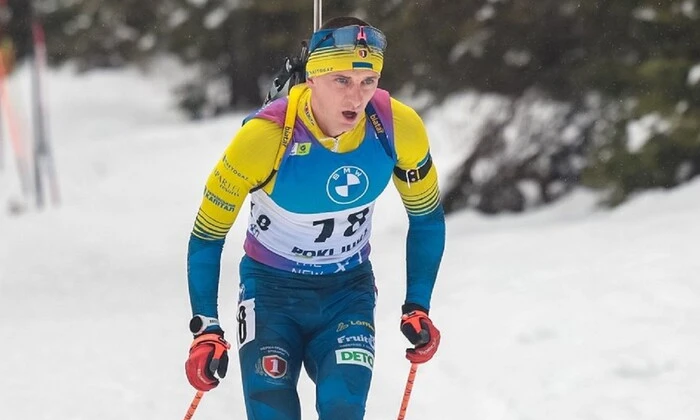 Участники сборной Украины биатлонисты тренируются