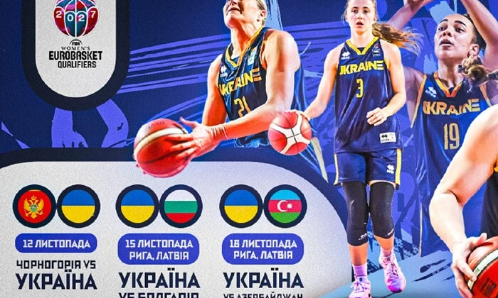 Жіноча збірна України грає у Ризі