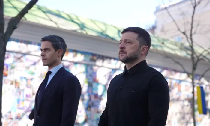 Зеленський і прем'єр Нідерландів біля Стіни пам'яті