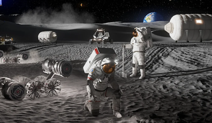 NASA наняла четыре компании для строительства лунной базы