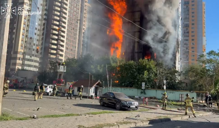 Injured during Russian attack in Odessa