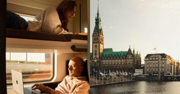 Premium night train between Hamburg and Munich