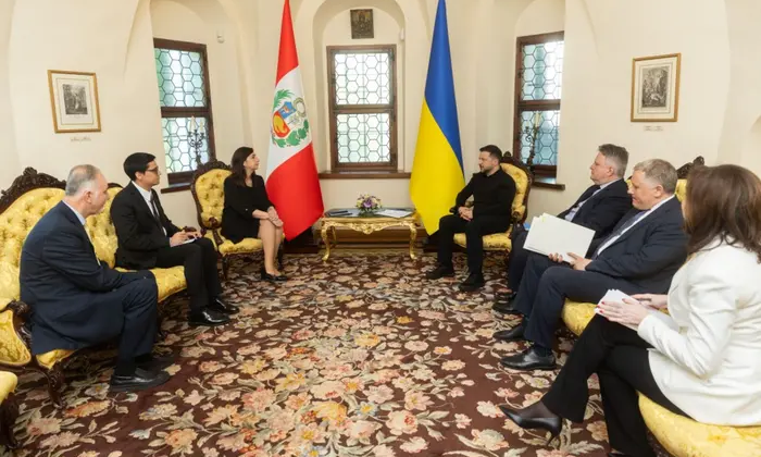 Zelensky received credentials from ambassadors