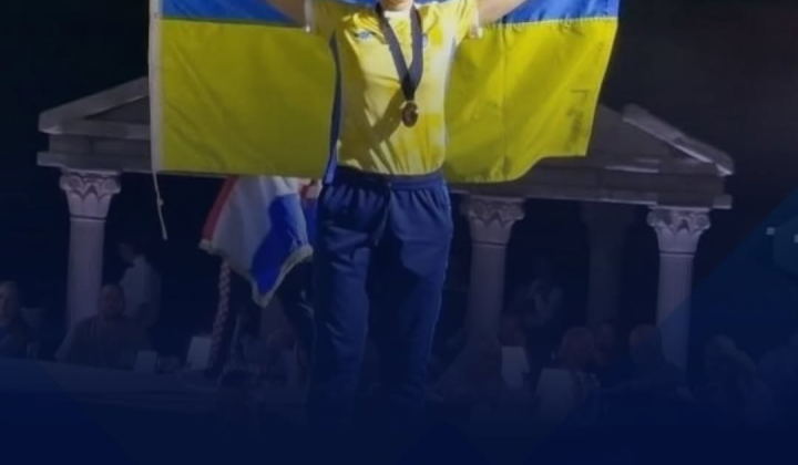 Українська боксерка з бронзовою медаллю
