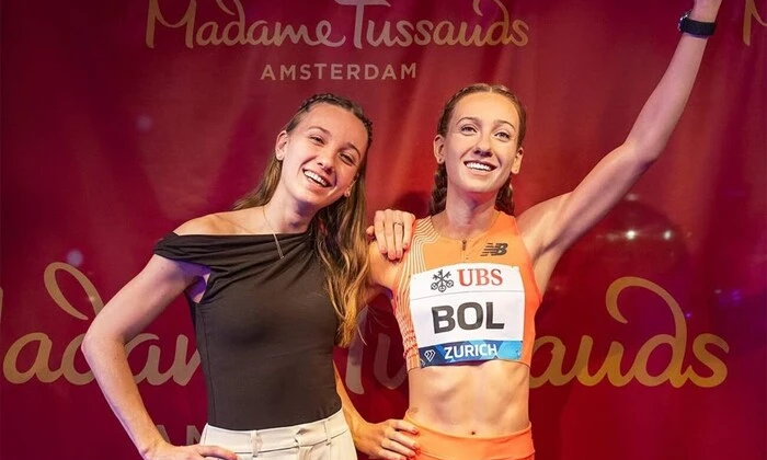 Femke Bol received a wax figure at the Tussauds museum