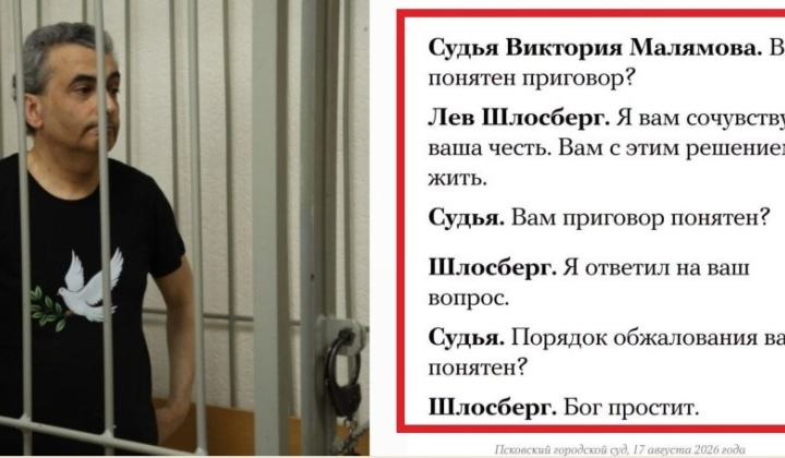 Pskov court sentenced deputy head of Yabloko Shlosberg