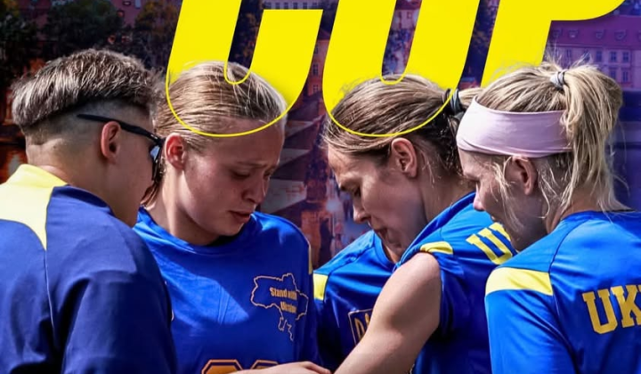 Ukrainian women's flag football team at Nations Cup