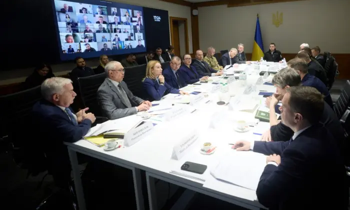 Украинский политик проводит совещание в Африке