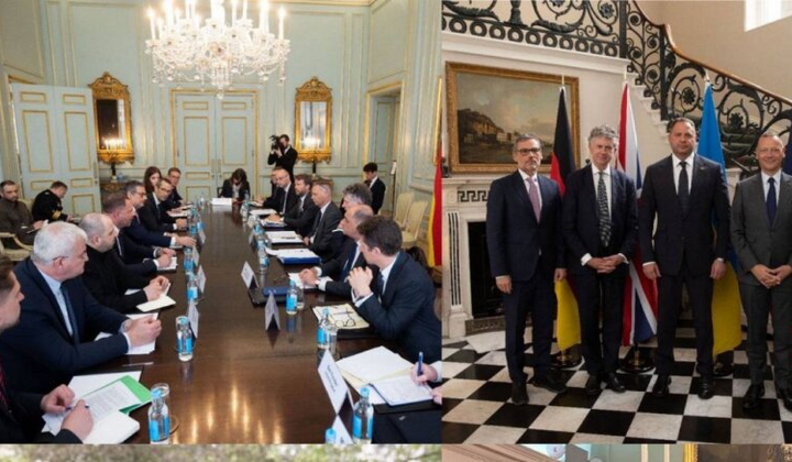 Василь Єрмак на пресконференції в Лондоні