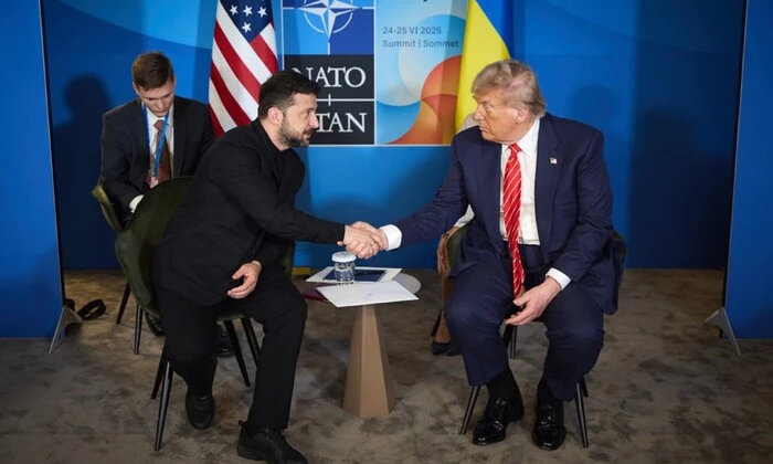 Трамп і Зеленський на саміті НАТО
