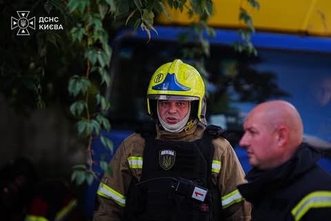 Пожежа в Голосіївському районі Києва